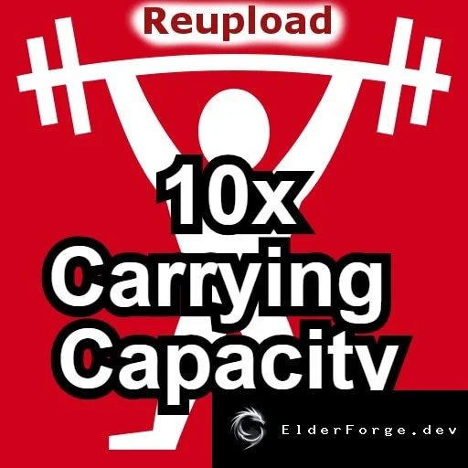 Обложка мода: 10x Carrying Capacity – Увеличивает грузоподъёмность до 750 в RimWorld