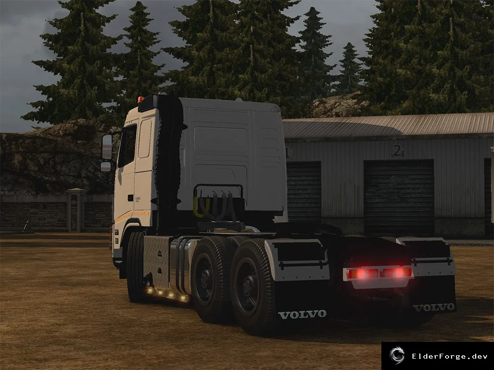 Обложка мода: 24‑дюймовые колёса для Volvo в Euro Truck Simulator 2 – новая версия