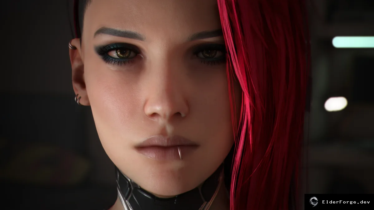 Обложка мода: 4K текстуры тела и улучшенная кожа для женской Ви в Cyberpunk 2077