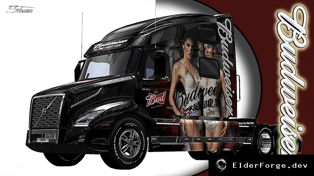 Обложка мода: 5 новых скинов для Volvo VNL 2018 в Euro Truck Simulator 2 (ETS2)