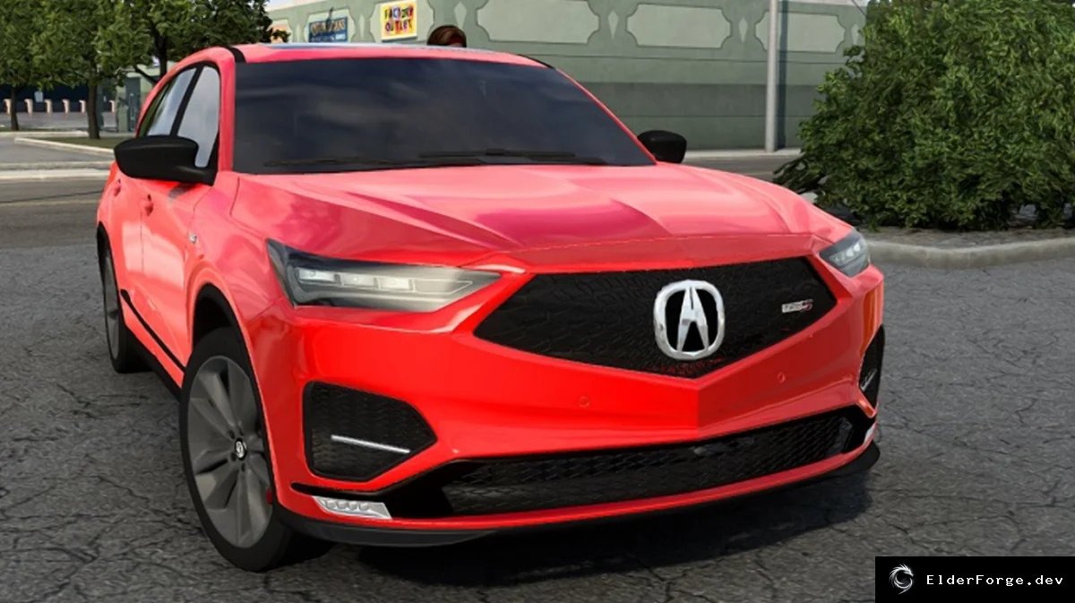 Обложка мода: Acura MDX 2023 – новый автомобиль для Euro Truck Simulator 2 (ETS2)