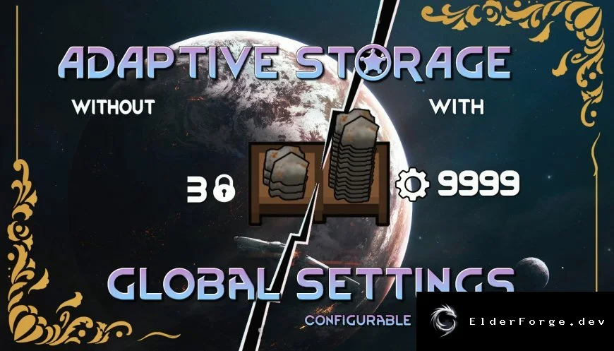 Adaptive Storage – Глобальные настройки для RimWorld