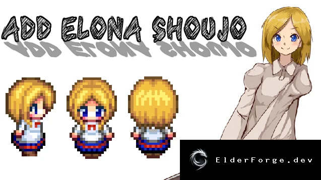 Add Elona Shoujo – сёдзё‑воительница и собака Саид для RimWorld