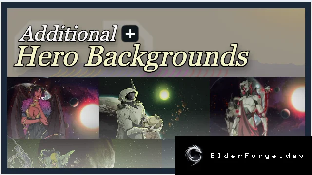 Additional Hero Backgrounds для RimWorld – новые обои персонажей