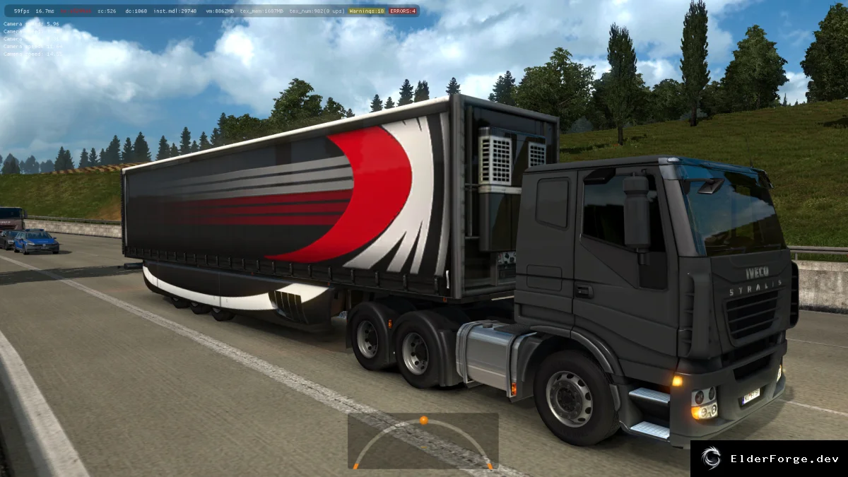 Обложка мода: Aero Dynamic Trailer для Euro Truck Simulator 2 – Возврат рефрижератора в трафик (ETS2 1.35‑…