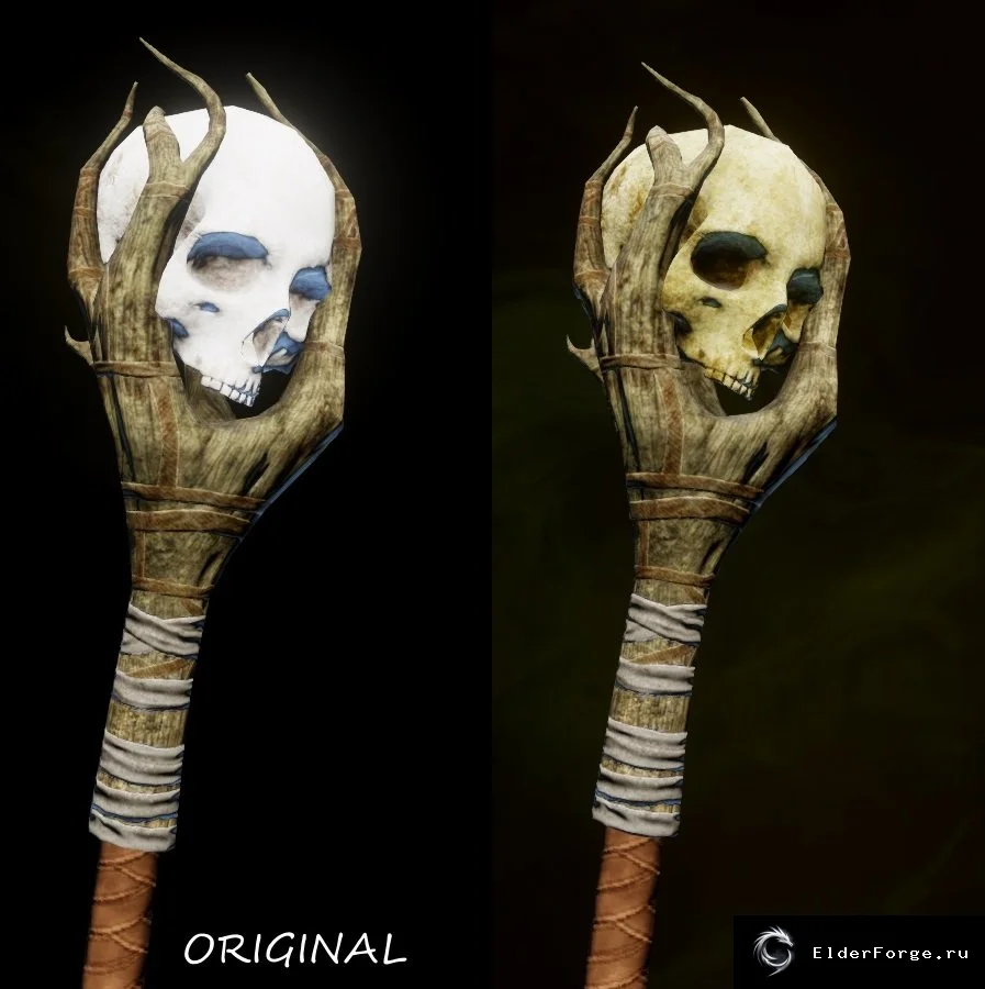 Обложка мода: Aged and Blackened Staves – новые модели посохов для Dragon Age: Inquisition