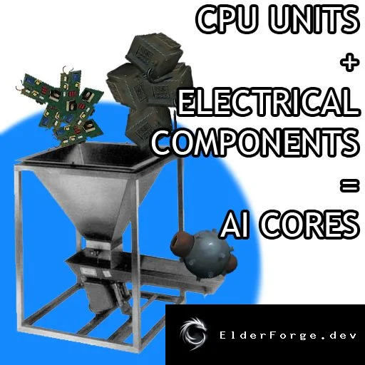 Обложка мода: AI Core Crafting: Превращаем CPU и EC в ядра ИИ для Kenshi