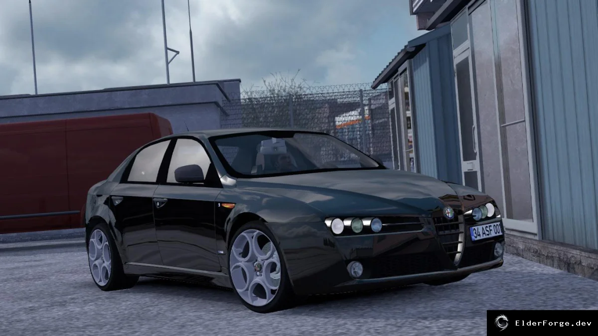 Обложка мода: Alfa Romeo V1R40 – новый грузовик для Euro Truck Simulator 2 (ETS2 1.38)