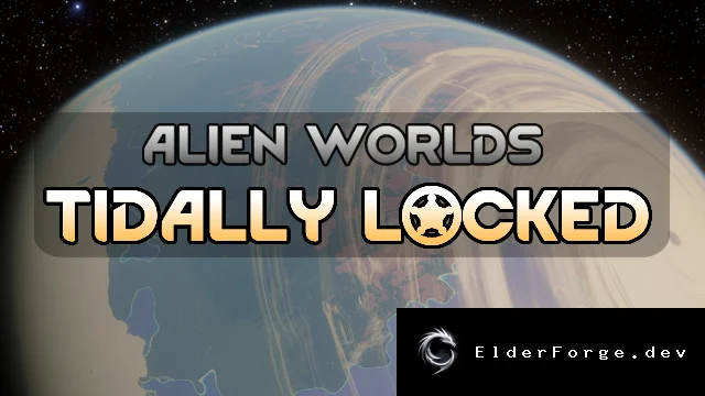 Alien Worlds – Приливно‑заблокированная планета для RimWorld