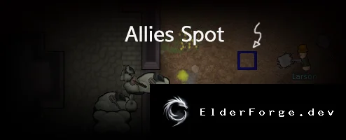 Allies Spot – точка призыва союзных бойцов в RimWorld