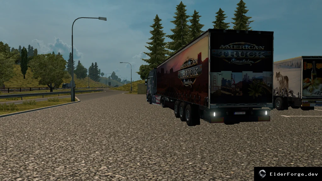 Обложка мода: American Truck Simulator Trailer для Euro Truck Simulator 2 – 18‑тоновый автономный прицеп