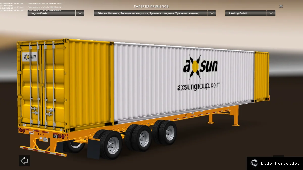 Обложка мода: Американские прицепы для Euro Truck Simulator 2 – 6 новых моделей