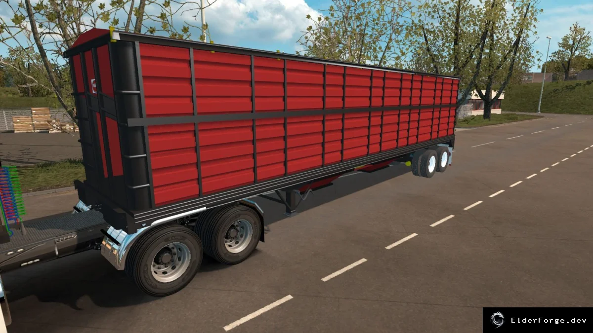 Обложка мода: Американский прицеп «Фермер» для ETS2 – перевозка сыпучих грузов