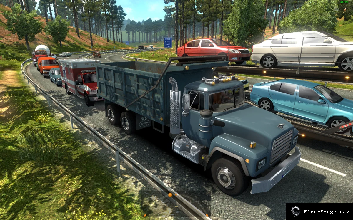 Обложка мода: Американский трафик в Европе для ETS2 – полный набор v3.0