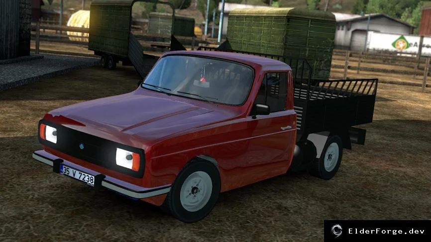 Обложка мода: Anadol Pickup для Euro Truck Simulator 2 – новый легковой пикап (ETS2 1.36)
