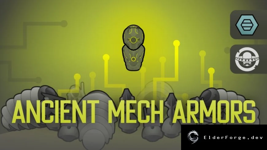 Ancient Mech Armors – мощные архотех бронеплиты для RimWorld