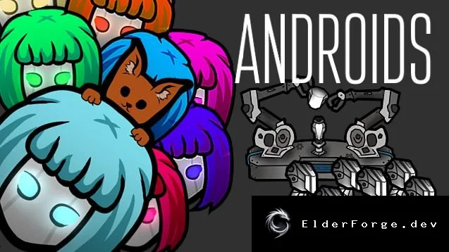 Обложка мода: Androids – новые человекоподобные роботы для RimWorld
