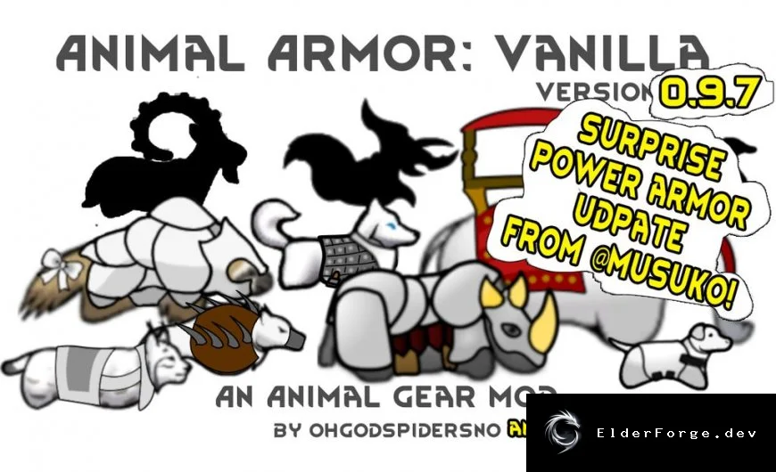 Animal Armor для RimWorld – широкий набор брони и одежды для животных