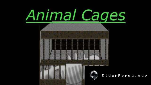 Animal Cages – клетки для содержания диких животных в RimWorld