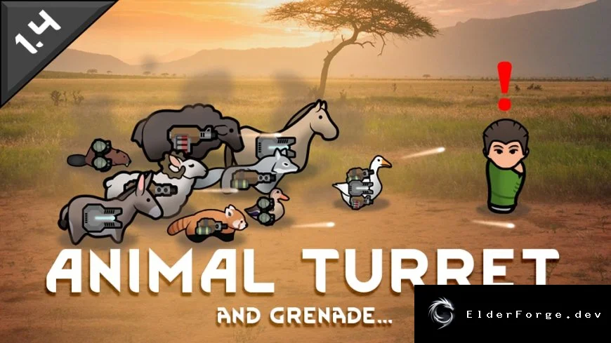 Animal Turret Packs – турели для животных в RimWorld