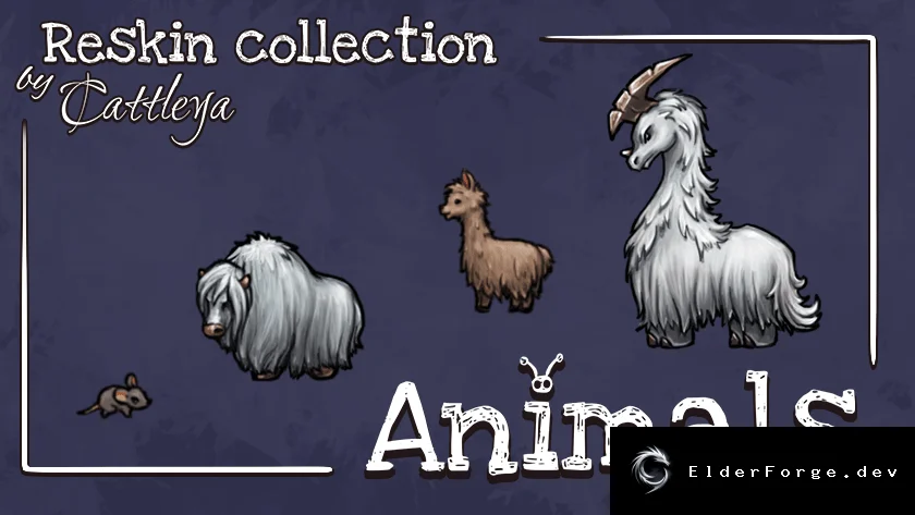 Animals Reskin – сказочные переоформления животных для RimWorld