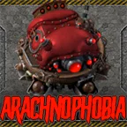 Обложка мода: Арахнофобия – дружелюбный Спайдертрон для Factorio