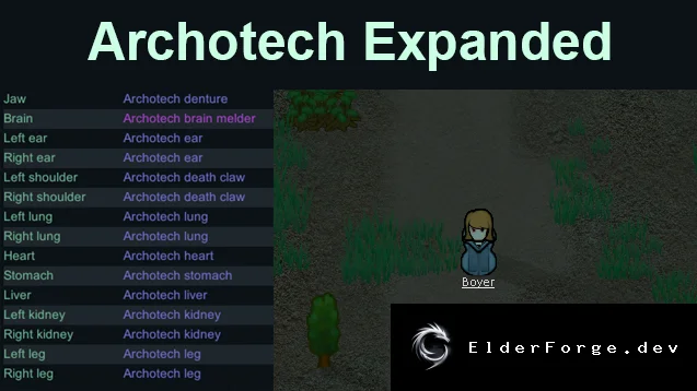 Archotech Expanded – русский перевод для RimWorld (версии 1.0‑1.6)