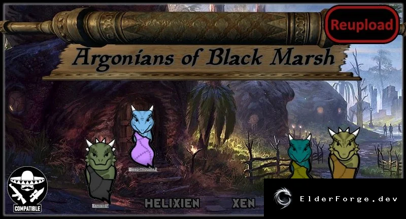 Argonians of Blackmarsh – новые рептилии для RimWorld