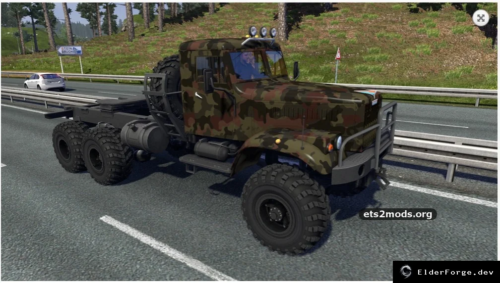 Обложка мода: Army Kraz 255 – скин для Euro Truck Simulator 2