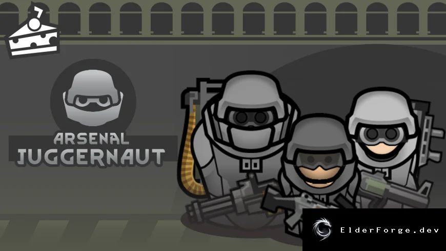 Arsenal – Juggernaut: Промышленный доспех и новые виды оружия для RimWorld