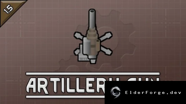 Artillery Gun – тяжелое артиллерийское орудие для RimWorld