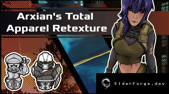 Arxian Total Apparel Retexture для RimWorld – полные текстуры одежды и брони