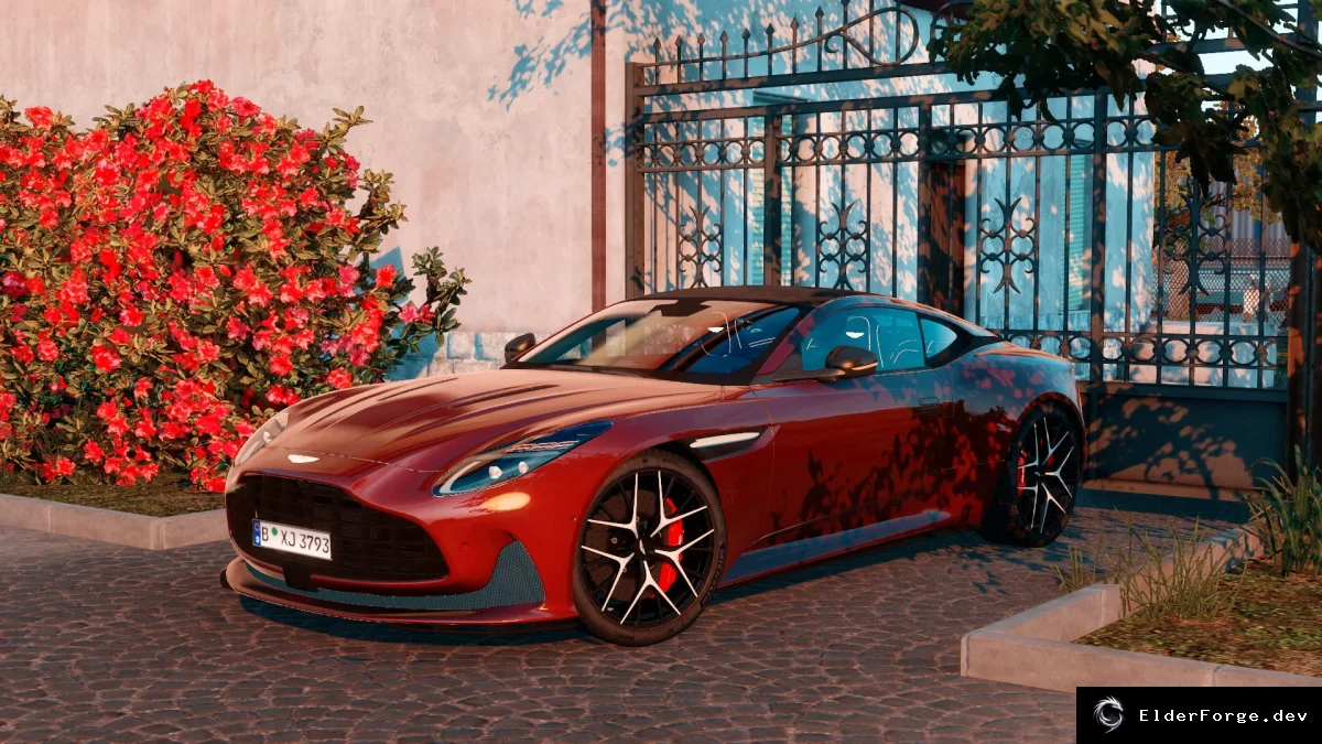Обложка мода: Aston Martin DB12 2023 для Euro Truck Simulator 2 – полная комплектация