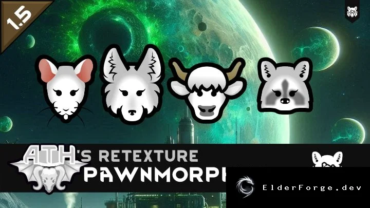 ATH Retexture Pack for Pawnmorpher – новые текстуры в RimWorld