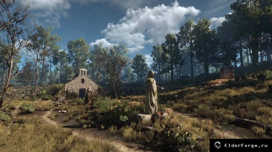 Обложка мода: Атмосферное освещение и погода для The Witcher 3: Next‑Gen