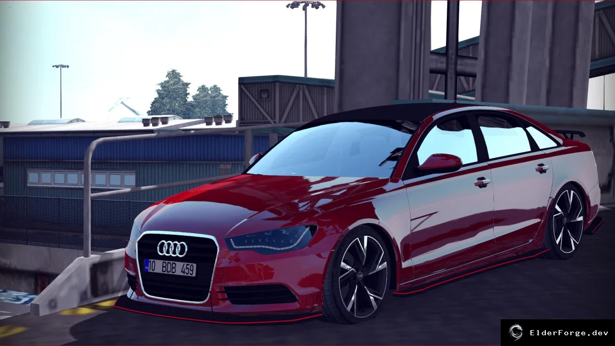 Обложка мода: Audi A6 C7 Stance – легковой автомобиль для Euro Truck Simulator 2 (v3.0)