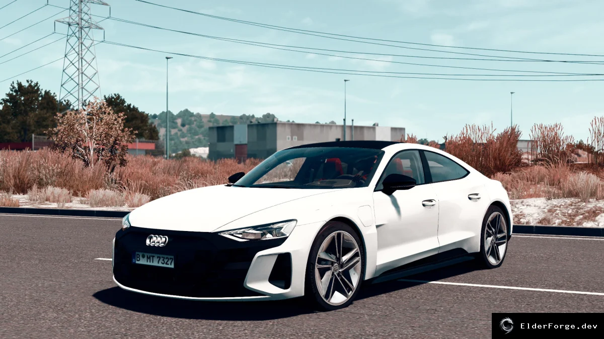Обложка мода: Audi E‑Tron GT 2022 – новый электромобиль для Euro Truck Simulator 2