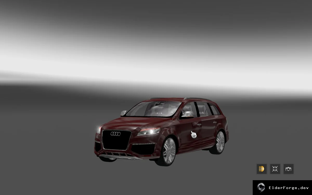 Обложка мода: Audi Q7 для Euro Truck Simulator 2 – новый грузовик в слоте DAF