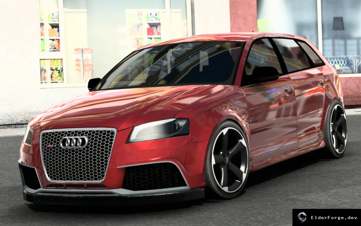 Обложка мода: Audi RS3 Sportback 2011 для Euro Truck Simulator 2 – полные детали