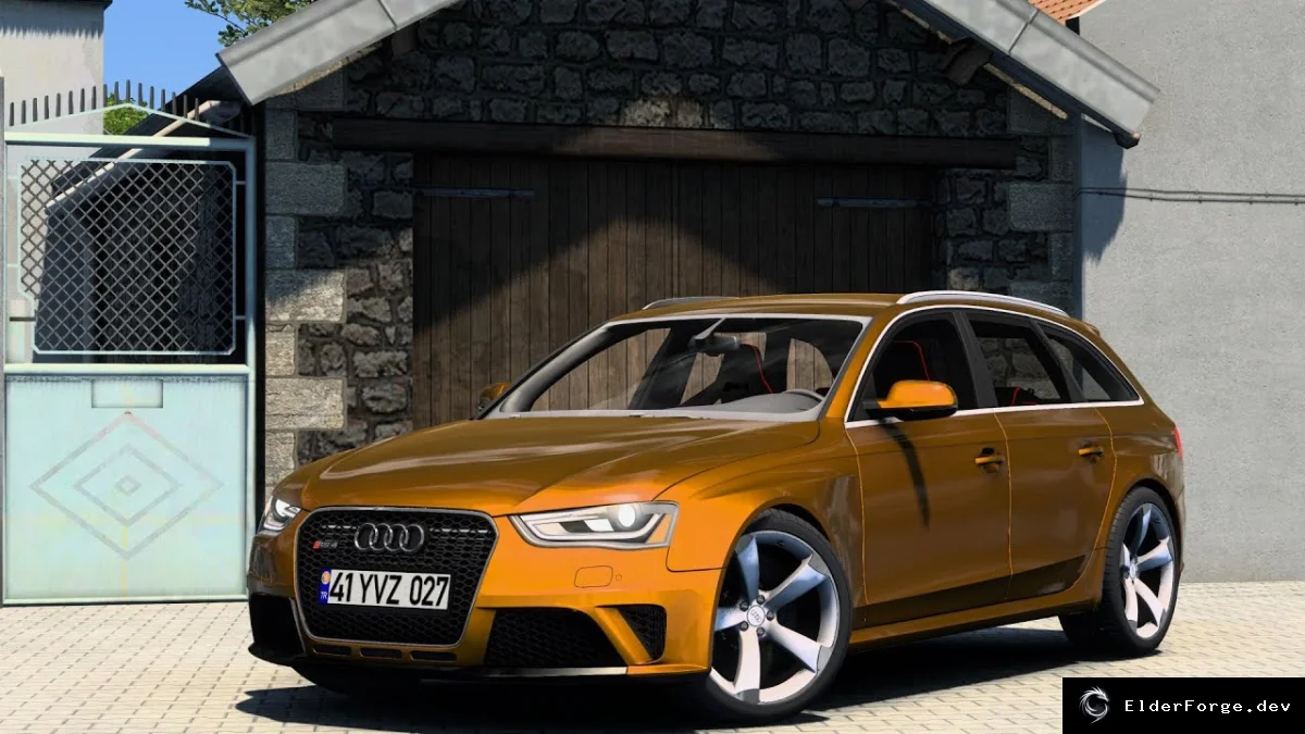 Обложка мода: Audi RS4 Avant 2013 – мод для Euro Truck Simulator 2