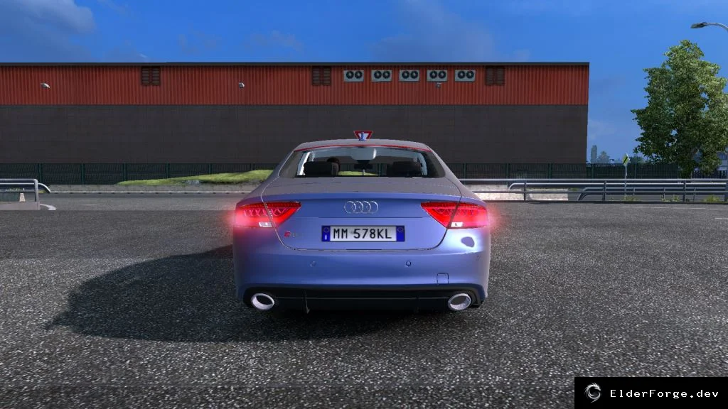 Обложка мода: Audi RS7 для Euro Truck Simulator 2 – новые двигатели и трансмиссии