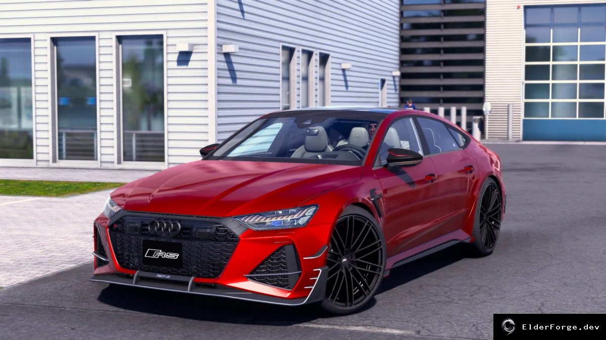 Обложка мода: Audi RS7 Performance 2023 для Euro Truck Simulator 2 – реалистичный кроссовер