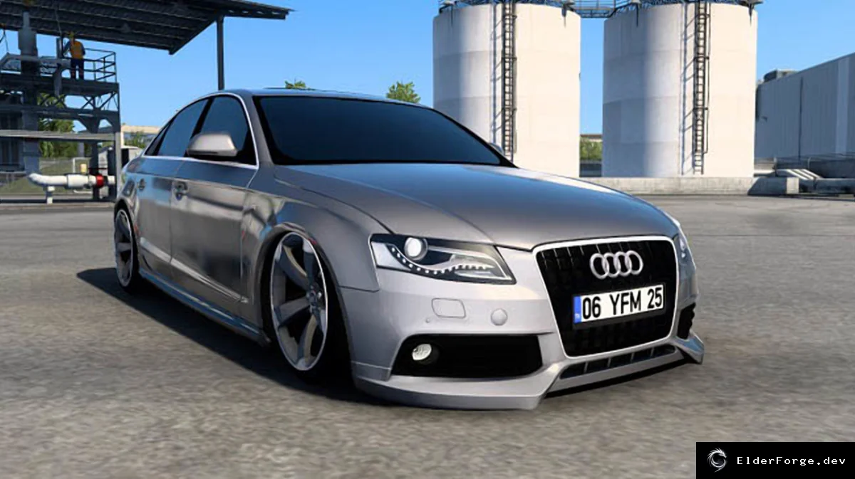 Обложка мода: Audi S4 для Euro Truck Simulator 2 – HD модель и новые звуки