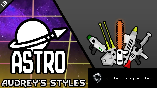 Audrey's Styles: Astro – ретро‑футуристический стиль для Ideology в RimWorld