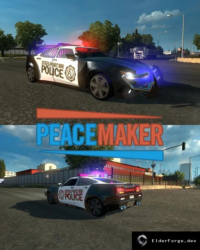 Обложка мода: Auto Peacemaker – Миротворец из Saints Row 3 для Euro Truck Simulator 2