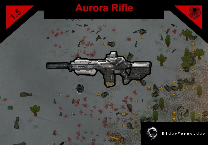 Аврора — полуавтоматическая винтовка для RimWorld