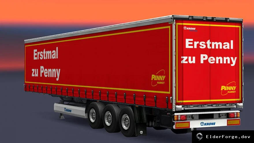 Обложка мода: Автономные прицепы Krone v2.0 с тремя уникальными скинами для ETS2