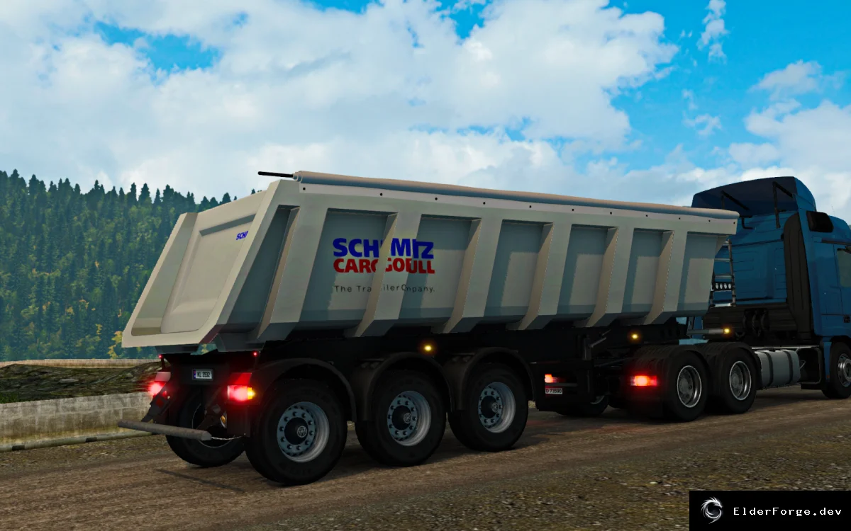 Обложка мода: Автономный полуприцеп‑самосвал Schmitz S.KI Heavy для Euro Truck Simulator 2