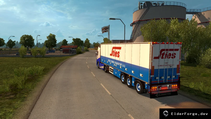 Обложка мода: Автономный прицеп Busbygg Sties для Euro Truck Simulator 2
