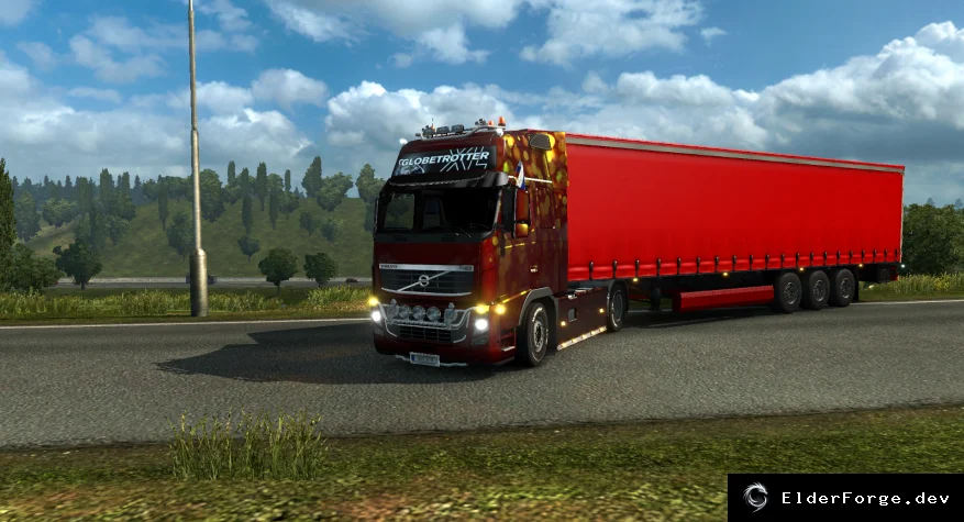 Обложка мода: Автономный прицеп Go in Style для Euro Truck Simulator 2 – стильный и независимый